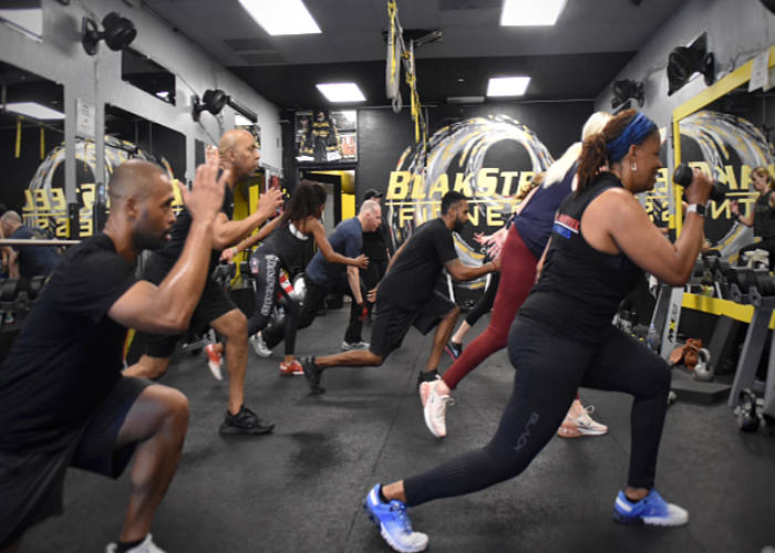 Indoor Workout at Blaksteel Fitness